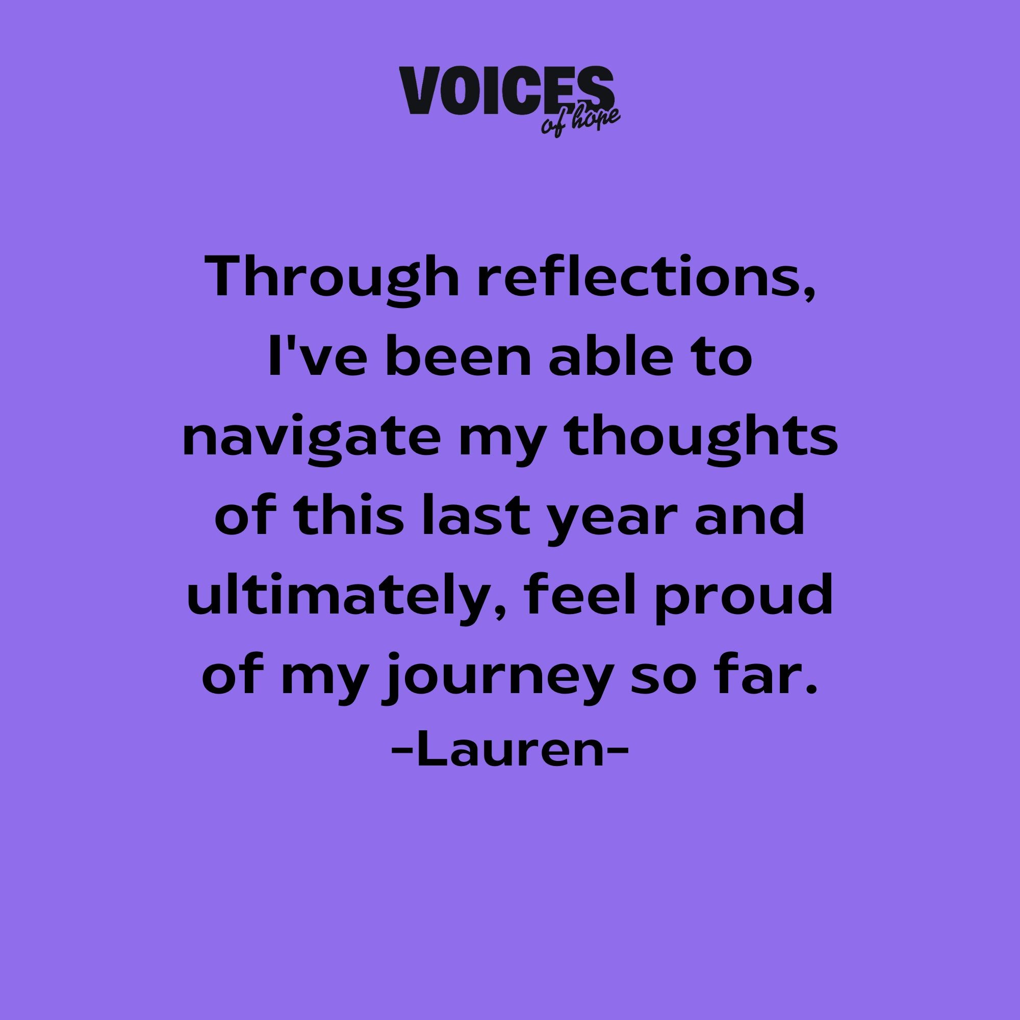 Reflections – Voices Of Hope