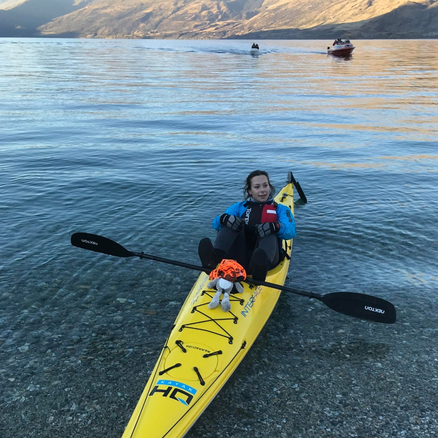 Kayaking Lake Wakatipu - Brooke