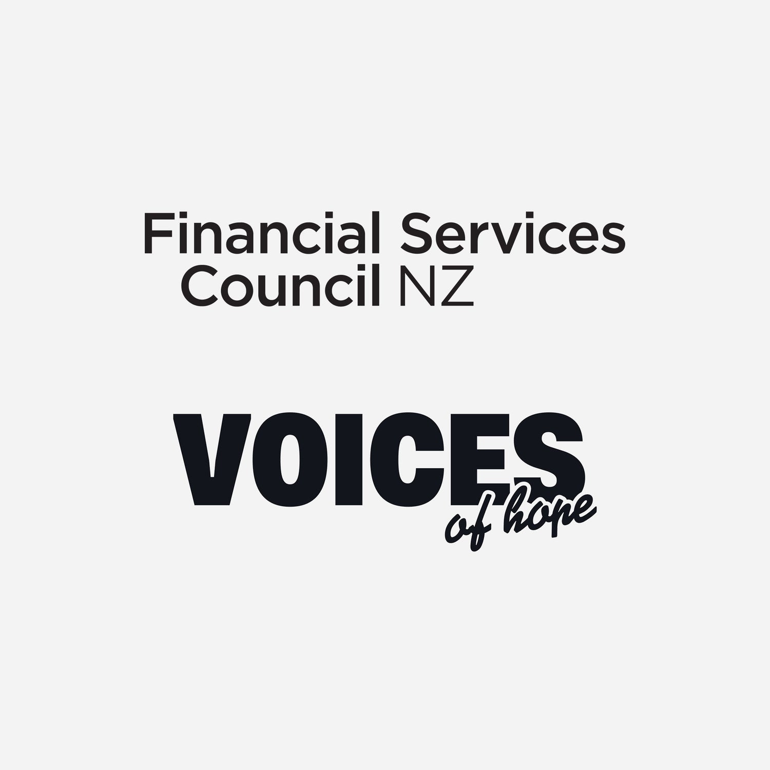 Voices of Hope Charity Partner for Financial Services Council