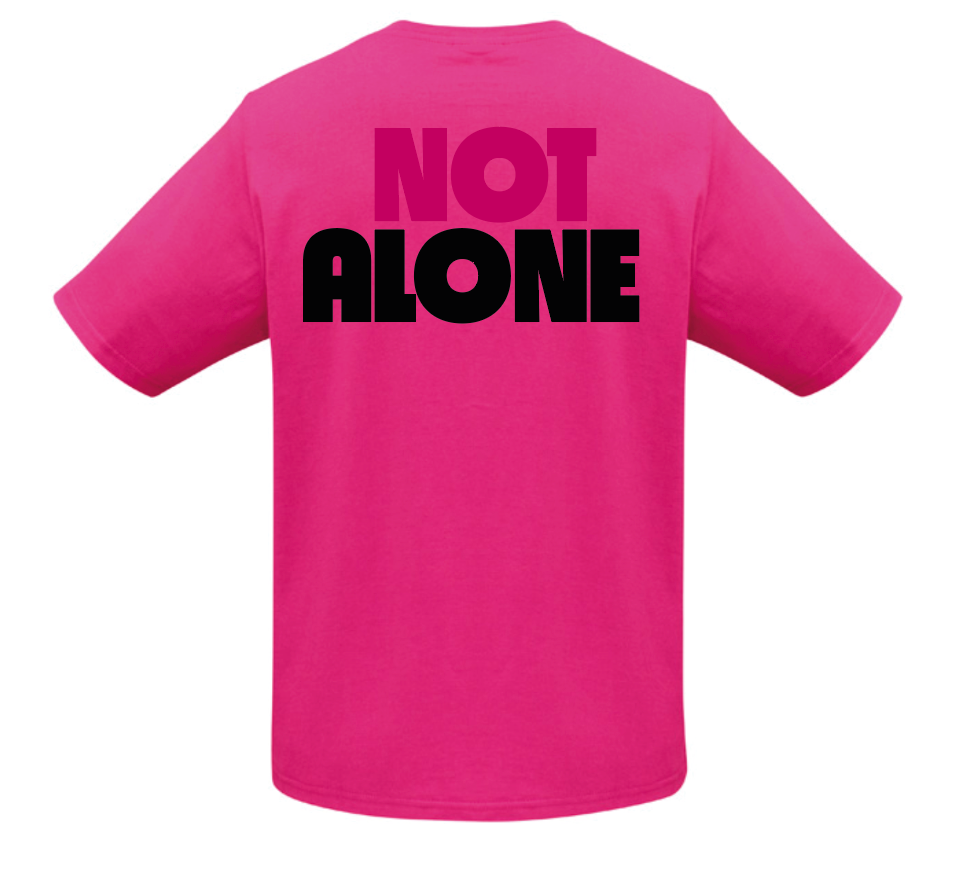 Not Alone Tshirt - Pink